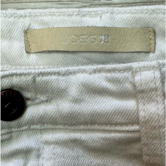 Joes Jeans Sz 29 Jeans White Noelle Slouch High Water Mid Rise Ankle Distressed - Picture 7 of 12